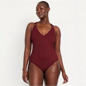 Old Navy Ribbed One Piece Swimsuit NWT XL